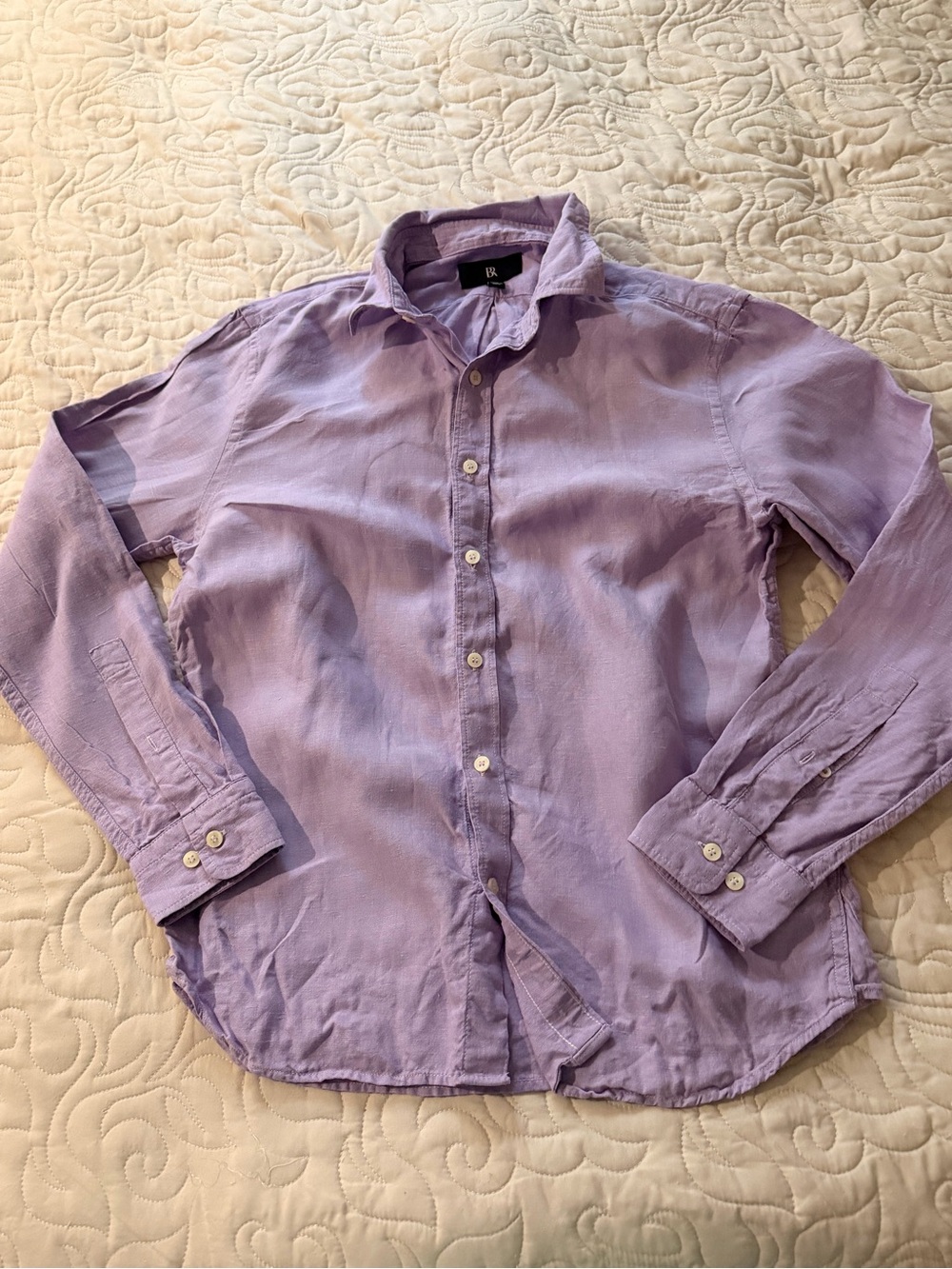 Banana Republic STANDARD-FIT LINEN SHIRT Size Small